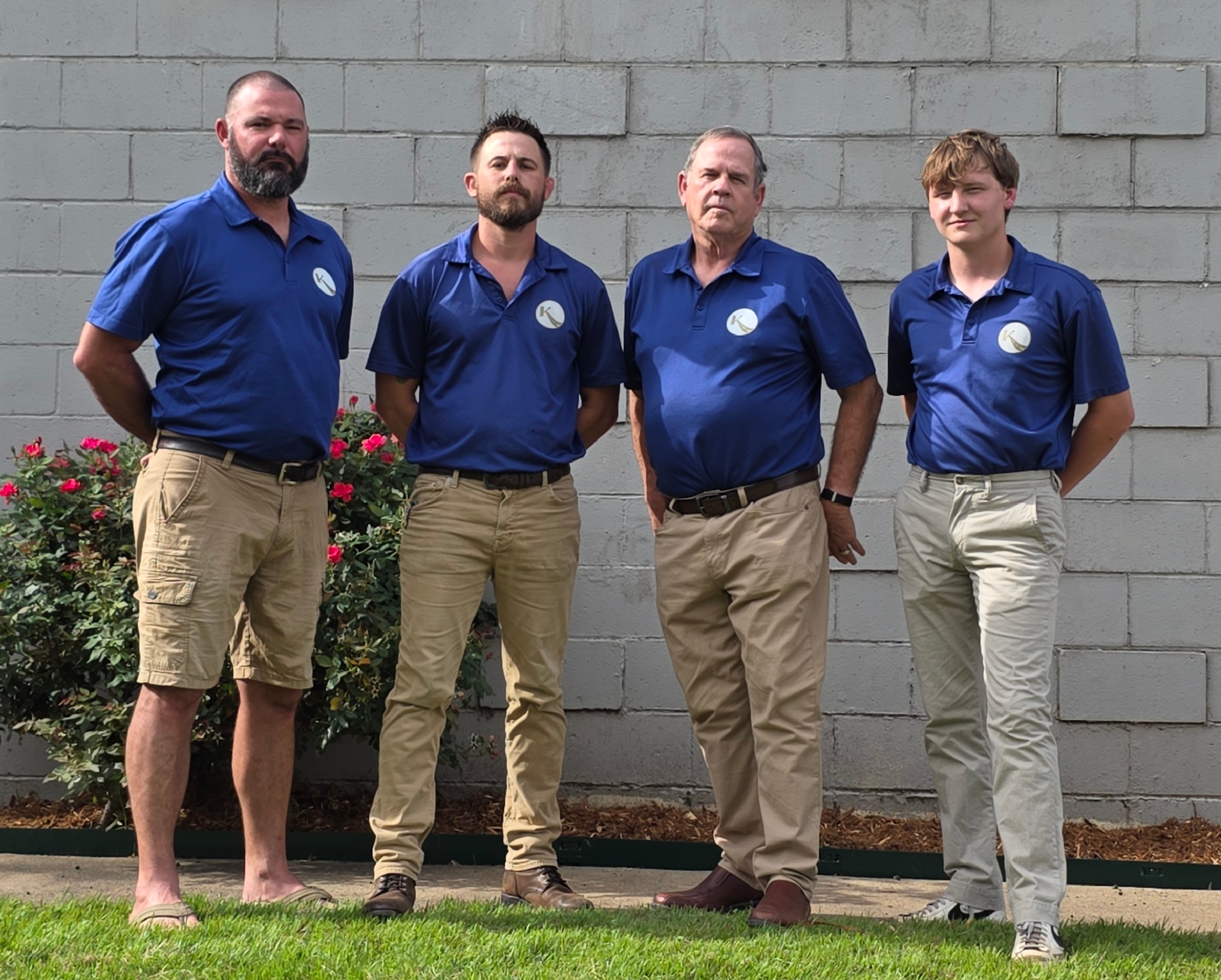 The four-man Koller moving crew